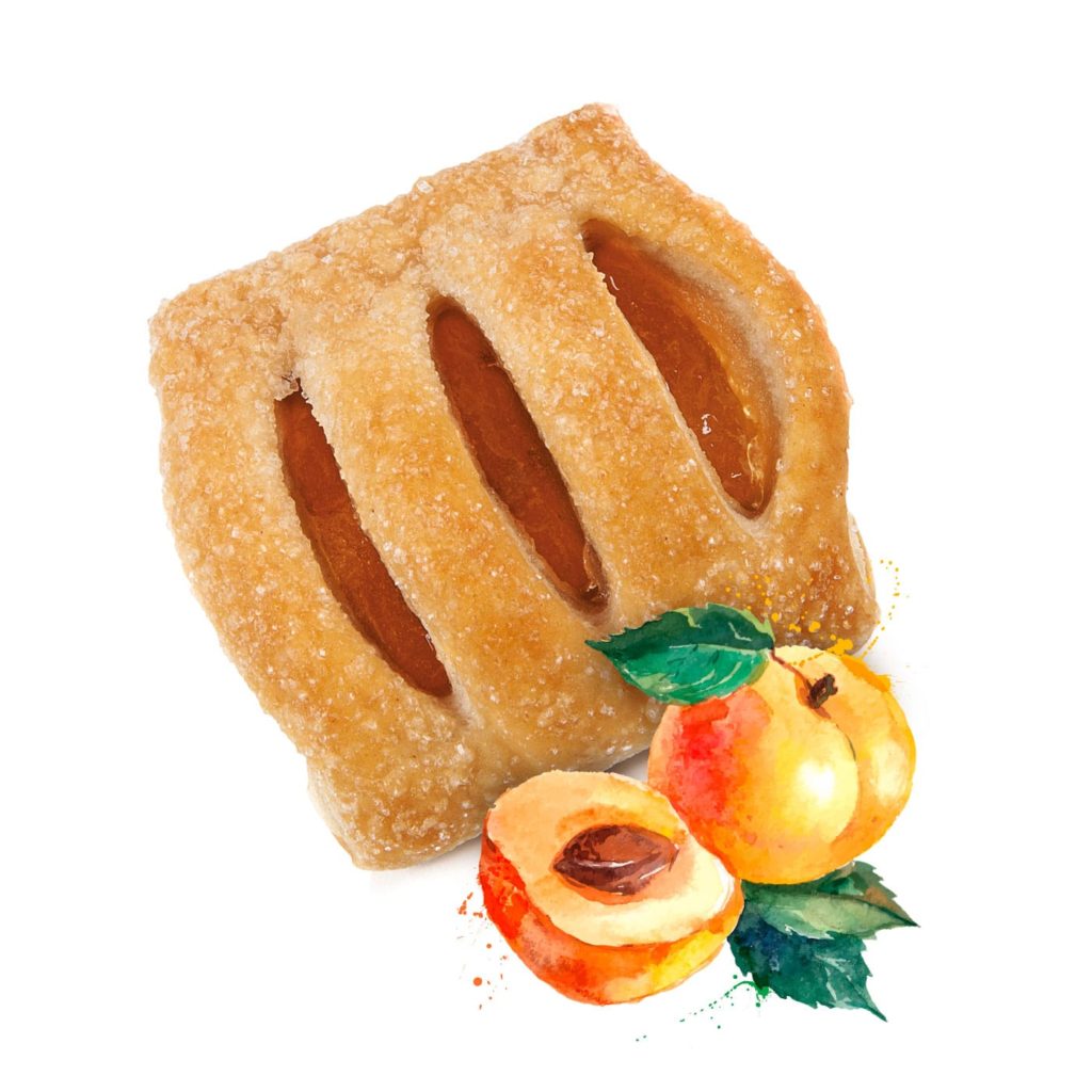 photo Mini strudel with Apricot Filling